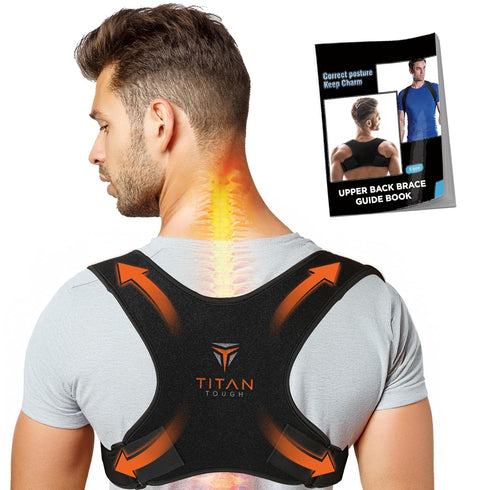 Premium Upper Back Brace for Men & Upper Back Brace for Women,