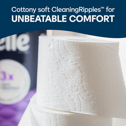 Cottonelle Ultra Comfort Soft Toilet Paper, 4 Mega Rolls (4 Mega Rolls = 16 Regular Rolls), 244 Sheets Each