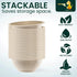 Disposable Paper Bowls, 100pack 8oz Compostable Paper Bowls for Condiments, Ice Cream, Dessert