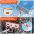 Keyloland 2-in-1, 55" Professional Window Squeegee Window Cleaner with Extension Pole, Premium Squeegee for Window