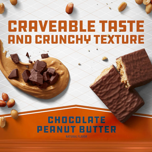 CLIF Builders Protein Bars - Chocolate Peanut Butter Flavor - Gluten-Free, Non-GMO, 20g Protein - 2.4 oz