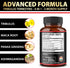 Zolotus Premium Tribulus Terrestris Capsules with Ashwagandha, Panax Ginseng & Maca, 90 Counts for 3 Months