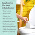 Toilet Bowl Cleaner Strips, 60 Cleans, Plastic-free, Dye-free, with Lemon Essential Oil