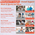 Gummies Omega-3, CoQ10, B12 2000 B1,B2, B3,B5,B6,B7- Super Methylated Vitamin B Complex - All B Vitamins + Magnesium