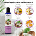 Coconut Flavored Massage Oil for Couples – Edible Massaging Lotion with Vitamin E, Sweet Almond and Coconut Oil, Non