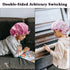 Kids Adjustable Satin Bonnet Sleeping Cap, Reversible Night Caps for 0-3 Years Old, Light Pink/Pink