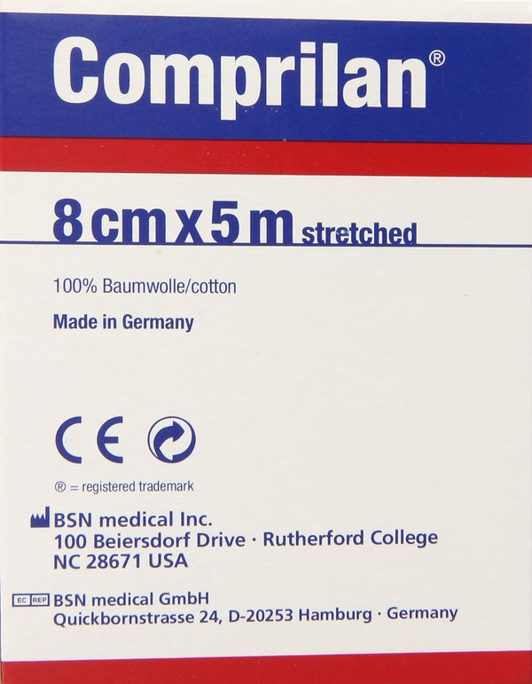 Jobst Comprilan Short Stretch Compression Bandage, Latex Free, 8cm x 5m Stretched