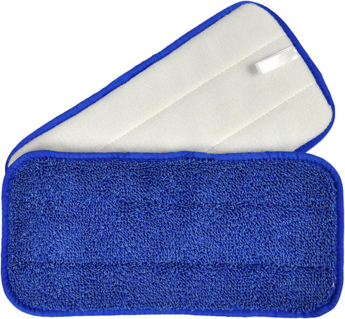 All-Purpose Microfiber Twist Yarn Mop Pads for Dust, Dirt & Pet Hair, Machine Washable & Reusable, 10-Inch, 6-Pack