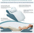 YEERSWAG 165 lbs Ergonomic Wedge Pillow, Prone Pillow for Reading in Bed, Reading Pillow Wedge Memory Foam Back Support