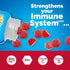 Emergen-C Immune+ Gummies, Vitamin D Plus 750 mg Vitamin C, Immune Support Dietary Supplement, Raspberry Flavor - 45