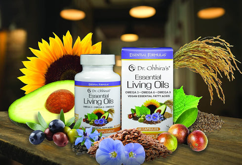 Dr. Ohhira's Vegan Omega 3, EFA, and Fish Oil Alternative, 60 Capsules