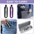 Ryetvok 2PCS Eyeglass Cleaner Kit,Portable Glasses Cleaning Tool with Microfiber Tech and Portable Mini Brusheaner