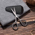 Small Precision Scissors, 3.5inch Stainless Steel Multi-Purpose Grooming Kit for Facial Hair, Eyebrow, Beard
