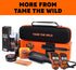 Tame The Wild Premium Beard Straightener - Ionic Anti-Scald Heated Brush with 3 Temp Settings