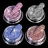 Allstarry Diamond Nail Glitter, 4 Colors Sparkling Korea Reflective Glitter Dust for Nail Art, Gel Polish Crafts, Disco