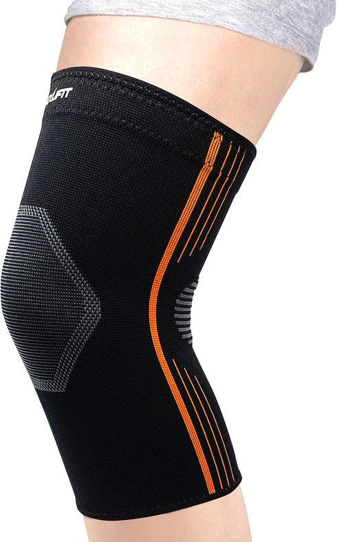 NeoAlly - Medical-Grade Knee Compression Sleeve, Power Lifting Knee Sleeves with Secure-Fit