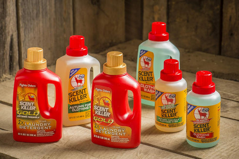Scent Killer Gold Autumn Formula, Odor Eliminator Laundry Detergent for Hunting Gear, 32 Fluid Ounces