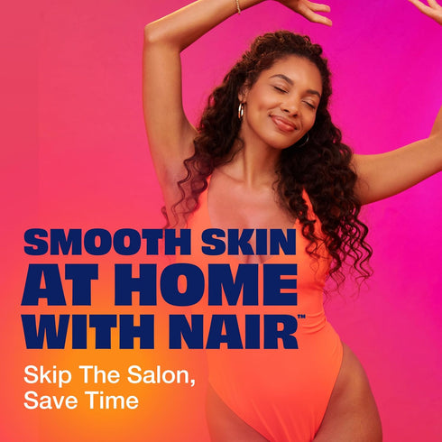 Nair Glide On Hair Removal Cream, 3.3 Oz Stick for Arm, Leg, and Bikini Hair Remover