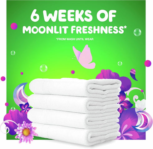 Gain flings! Liquid Laundry Detergent Pacs, Moonlight Breeze, 42 Count