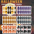 TailaiMei 12 Sheets Halloween Nail Wraps Stickers - Nail Polish Strips Self-Adhesive Full Wraps with 2 pcs Nail Files