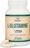 L Glutamine Capsules - 1000mg (120 Capsules) | Non-GMO, Gluten Free, Vegan Friendly, Third Party Tested for Gut Health