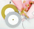 4 Roll Glitter Metallic Ribbon - Gold Silver Glitter for Gift Wrapping, Crafts, and Decorations