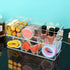 JessLab Acrylic Makeup Organizer - 2PK Cube Sections for Drawer, Vanity, Bathroom, Kitchen Storage