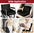 varrisin 16x18x2-4 Inch Wedge Wheelchair Seat Cushion with Backrest, High Density Foam Wheelchair Cushions Removable