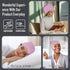 Pack Packs Castor Oil Wrap for Head,Elastic and Reusable Hat Organic Cotton for Women Sleeping,Double Waterproof Layers