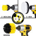 Bathroom Cleaning Accessories - Drill Brush - Shower Cleaner - Bathtub Tile Grout Microfiber Cloth