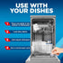 Finish Dishwasher Cleaner Tablets, 12 Count - Deep Cleans Grease & Grime, Fights Odors, 12 Month Supply