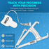 Body Fat Caliper and Measuring Tape - Skinfold Calipers and Body Fat Tape Measure Tool for Fitness & Weight-Loss