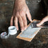 Trend Ultra Fine Mirror Paste & Premium Leather Strop, Hone and Polish Knives and Sharpened Tools, DWS/MP/KIT