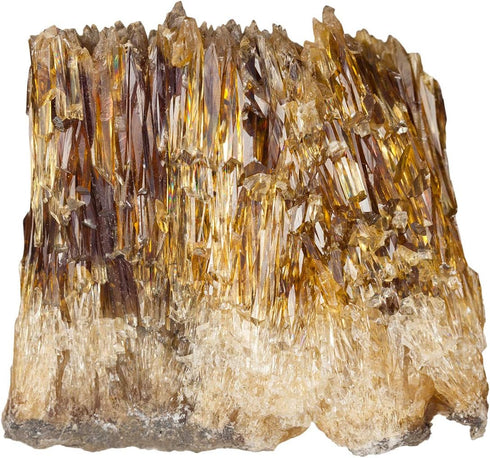 mookaitedecor Natural Raw Amber Calcite Crystal Cluster, Geode Stone Mineral Specimen for Reiki Healing Home Decoration
