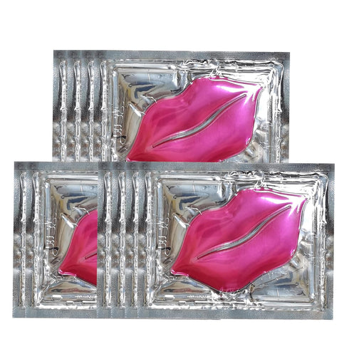 30 PCS Collagen Lip Masks Sheet for Dry Lips, Gel Mask Pack for Moisturizing and Lightening Lip Lines