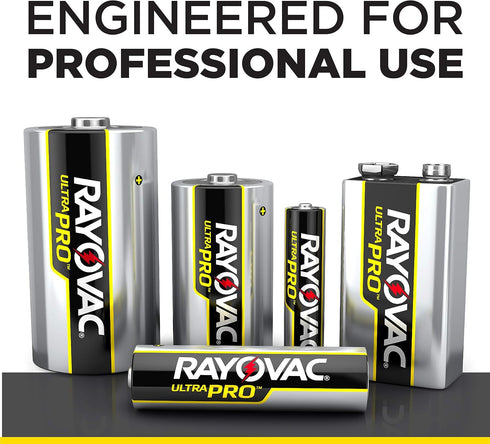 Rayovac AA Batteries, Ultra Pro Double A Battery Alkaline, 8 Count