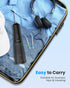 Cordless Water Flosser, Portable 300ML Dental Flosser with 9 Jet Tips, 5 Modes, IPX7 Waterproof - Black