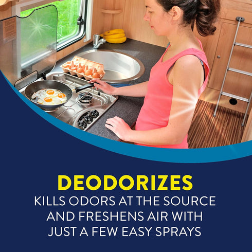 Un-Duz-It Kill Odor+ Deodorizer Spray, Odor Eliminator for Carpet, Upholstery, and Hard Surfaces, 32 Fl Oz
