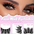 Losha 10 Pairs Wispy Faux Mink False Eyelashes, Soft 3D Volume Handmade Reusable Dramatic Long Eye Lashes Pack