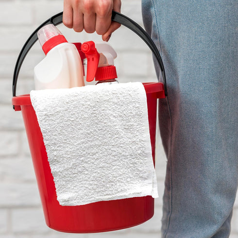 IMPERIAL TOWELS Pack 60) 14"x17" Terry Bar Mop Towels (Value of Size Absorbent and Durable, Multipurpose Cleaning Rags