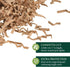 Arcadia Garden Products Confetti Cut Kraft Paper Shred Filler, 2 lb Recyclable Packing for Gift Wrapping, Crafts