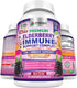 FRESH HEALTHCARE Elderberry Capsules, High Potency Black Elderberry with Zinc and Vitamin C for Immune Support