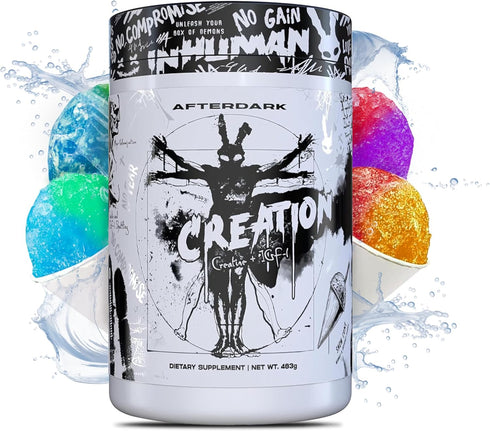 AfterDark Supplements Creation Creatine Monohydrate Powder, 10000mg Blend for Power, Endurance & Muscle Growth, 21