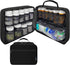 Large Padded Modular Pill Bottle Organizer, Medicine Bag, Case, Carrier for Medications,