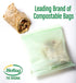 BioBag 100% Certified Compostable Resealable Sandwich Bags, 25 Count, Perfect for Lunches
