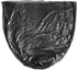 Aluf Plastics High Density Trash Bags, 10 Gallon, 1000 Count, 6 Micron, Black, for Bathroom, Office, Industrial