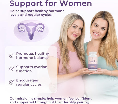 Natifi -60 Conception Fertility Prenatal Vitamins Regulate Cycles, Balance Hormones, Aid Ovulation. Conception