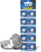 395 Watch Battery SR927SW 395 399 LR927 AG7 1.55V Silver Oxide Button Batteries for LED Light, 10 Pack