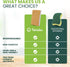 Set 12-Pack Tieralia Natural Dish Sponge Eco-Friendly & Compostable Scrubbers | Cellulose & Sisal | Non-Toxic