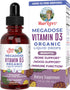 MaryRuth Organics Vitamin D3 Liquid Drops | 4000 IU Megadose | USDA Organic Spray for Adults & Kids, 30 Servings